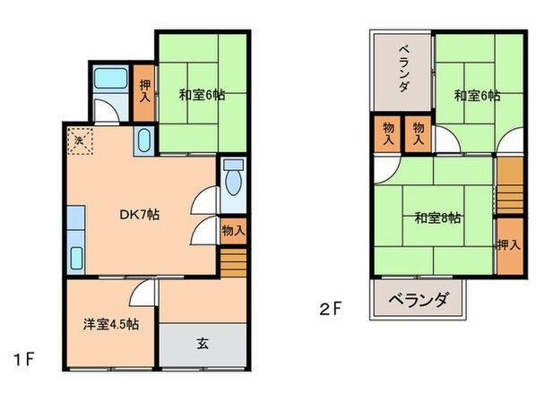 はびきの４丁目の物件間取画像